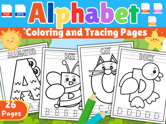 Alphabet Coloring Pages for Kids: A Creative Design Toolkit