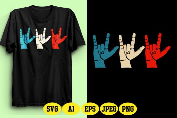 ASL Love Sign Design 1: Creative Uses for This Hand-Drawn Clip Art