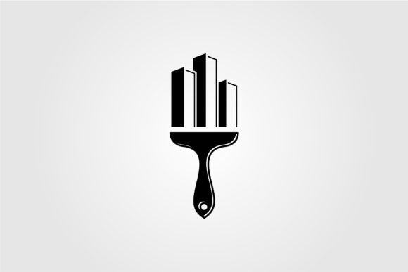 Build a Bold Brand with the Building Brush Creative Logo Vector