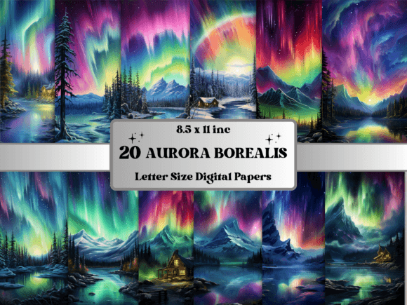Enchanted Aurora Borealis Digital Paper: A Designer's Guide