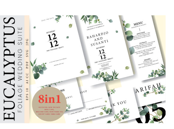 Eucalyptus Wedding Suite: Sophisticated Floral Design