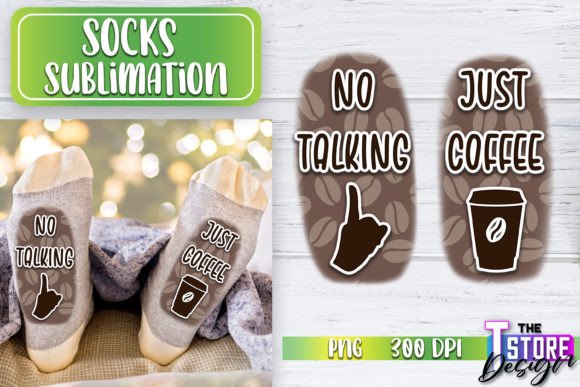Socks Quotes Sublimation | PNG Design for Creative Projects