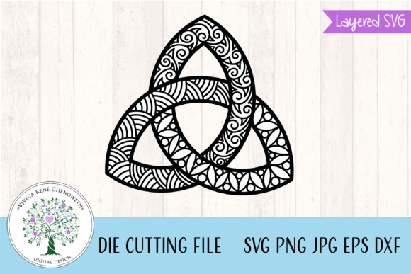 The Celtic Trinity Knot: A Zentangle SVG for Modern Designers