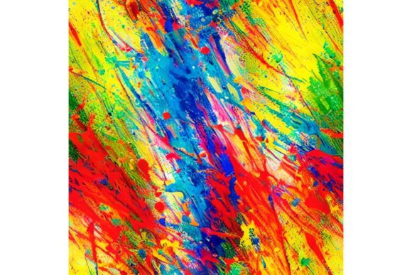 Unleashing Energy: The Paint Splash Seamless Pattern